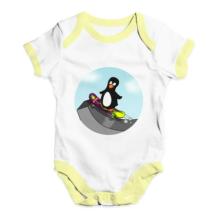 Baby Girl Clothes Skateboard Guin The Penguin Baby Unisex Baby Grow