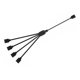 thumbnail image 5 of 1 a 4 Cable de extensión de 4 pines Cable divisor LED RGB de placa base de 30 cm para ASUS / MSI, 5 of 5