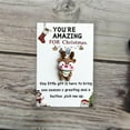 thumbnail image 6 of 10PCS Mini Pocket Christmas Cards - Festive Holiday Greeting Cards, Cute Small Christmas Note Cards, Perfect for Gift Attachments Holiday Wishes, 6 of 7