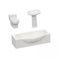 thumbnail image 1 of Fregadero de bañera con ducha para muñecas,Fregadero de bañera,casa de juguete,accesorios para modelo de inodoro,Mini modelo de baño para casa de muñecas,juguete educativo,Inodoro de, 1 of 8