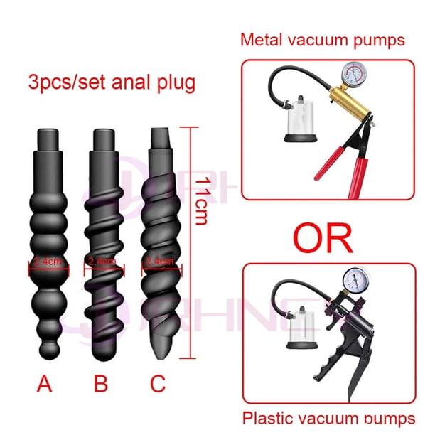 2023 New Vacuum Anal Pump Prostate Massage Anal Dilator Buttplug For Women Breast/Vagina Sucking Adult Sex Toys Anal Plug