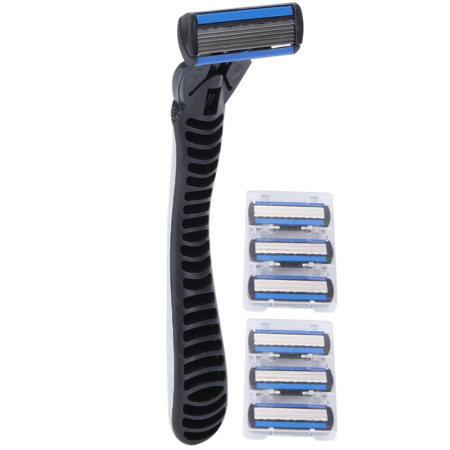 Manual Set, Men's Rust Proof Washable Lubrication Strip Silver White For Daily Use For Men