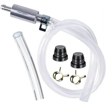Brake Bleeder Kit with One-Way Check Valve 36cm & 15cm High-Temp Hoses Non-Rust Aluminum Alloy for Motorcycle Car Truck Hydraulic Fluid Extraction & Air Purge AKLJWH | Multicolor