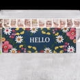 thumbnail image 2 of Maison Concepts Coir Door Mat Floral Hello (Multi) 16" X 48" X 2", 2 of 3