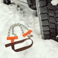 thumbnail image 1 of UPOUART Wheel Chains For Snow Tyre Chain Steel 1Pack For Emergency Situations, 1 of 8