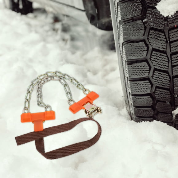 UPOUART Wheel Chains For Snow Tyre Chain Steel 1Pack For Emergency Situations