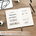 thumbnail image 2 of Cuaderno Dotted Journal MALEDEN A5 de piel sintética con tapa dura, 2 of 6