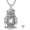 Owl-2, variant on Animal Urn Necklace 925 Sterling Silver Cremation Ashes Jewelry for Anniversary Birthday Christmas Gifts Men Women