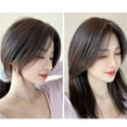 thumbnail image 6 of Women Black Bangs Toppers (Black) Girl Daily Wear Toupee Wigs Hair Extensions Toupee for Covering White Loss Daily Wear, 6 of 8