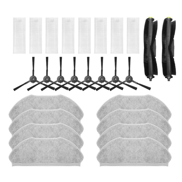 Para aspiradoras robot 360 X100 S10 MAX, piezas de repuesto, cepillo lateral principal, filtro de trapo de fregona