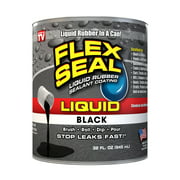 Flex Seal Liquid Rubber Sealant Coating, 32 oz, Black