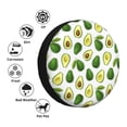 thumbnail image 4 of Vsdgher Avocado1 for Spare Tire Cover, Tire Wheel Protector Wheel Cover Fit for Truck,Trailer,RV,SUV,Camper and Most Vehicle-15 inch, 4 of 6