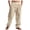 Khaki, variant on Akiihool Pants for Men Casual Men's Straight Fit Workday Smart Pants for Winter Light Blue,XXL