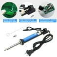 thumbnail image 3 of LNGOOR 110V Electric Vacuum Solder Sucker Pump Desoldering Gun Welding Iron Tools Blue, 3 of 6