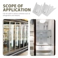 thumbnail image 3 of OULII 10Pcs Refrigerator Clip Magnets Stainless Steel Space Optimization For Business Owners, 3 of 8