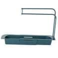 thumbnail image 4 of GOOHOCHY Blue Telescopic Sink Rack for Draining Made of Plastic with Simple Fashion Design, 4 of 7