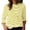 A-Yellow299, variant on Yuanlong Womens T-Shirts Classic Stripe Crew Neck Long Sleeve Tee Tops Spring Daily & Work Wear Comfortable Lady Tshirts