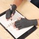 thumbnail image 3 of Guantes de compresión sin dedos para artritis para mujeres y hombres, túnel carpiano, 1 par (gris) 643, 3 of 5