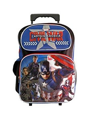 Captain america rolling backpack Clearance
