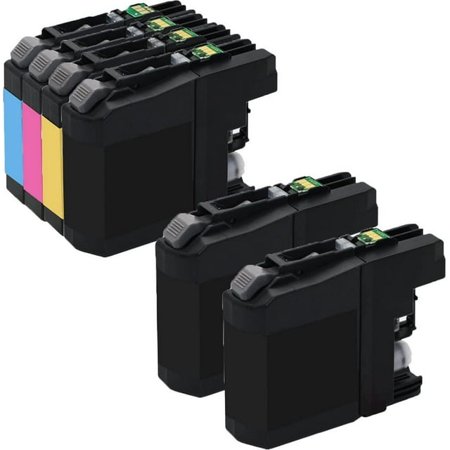 6 Inkfirst® Ink Cartridges LC203XL LC203 LC201 High Yield Compatible Remanufactured for Brother MFC-J4320DW MFC-J4420DW