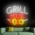 thumbnail image 3 of Handmadetneonsign Grill House Neon Sign, Food Store Wall Art Decor, Babercue Restaurant Wall Decor 51293, 3 of 5