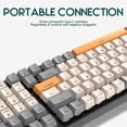 thumbnail image 1 of 100 teclas NKRO Blue Red Switch Teclado con cable Computadora Teclado mecánico para juegos Tmvgtek Para estrenar, 1 of 9