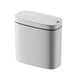thumbnail image 1 of Basurero con sensor inteligente, cesto para basura, contenedor de basura sencillo para cocina blanco, 1 of 9