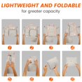 thumbnail image 4 of Sac de Sport de Voyage Sac Weekender pour Femmes Pliable Séparation du Sec et du Mouillé Sac Fourre-Tout de Sport Sac de Gym Portable Pliable Sac de Sport de Gym Imperméable Bagage de Cabine pour la Nuit pour Voyage Usage Quotidien Gy, 4 of 7