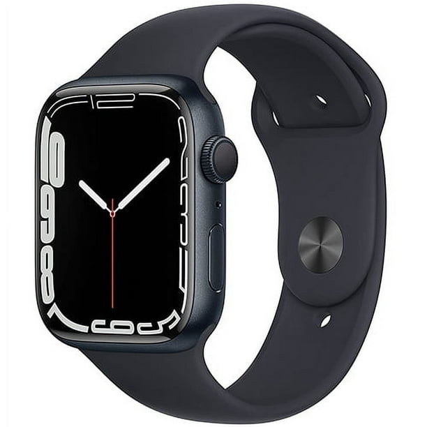 Refurbished Apple Watch Series 7 Aluminum 41 mm GPS Only No Cellular Midnight Black Grade B