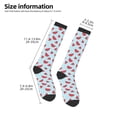 thumbnail image 5 of Balery Watermelon Printed Novelty Socks Men's Women's Crew Socks Sports Socks Knee High Socks Cotton Socks Quirky and Cool Socks, 5 of 9