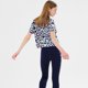 thumbnail image 2 of Hype - Top Crop Estampado de Leopardo Niñas (Azul), 2 of 3