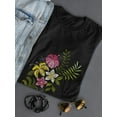 thumbnail image 3 of Emboidery Of Tropical Flowers T-Shirt Women -Image by Shutterstock, Female x-Large, 3 of 4