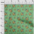 thumbnail image 2 of oneOone Polyester Spandex Sea Green Fabric Florals Fabric For Sewing Printed Craft Fabric By The Yard 56 Inch Wide, 2 of 4