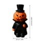 thumbnail image 3 of Adorno De Calabaza De Halloween Adorno De Calabaza De Resina Figurita De Hombre Calabaza De Halloween Escultura De Calabaza Con Sombrero De Copa De Bruja De Resina, 3 of 8