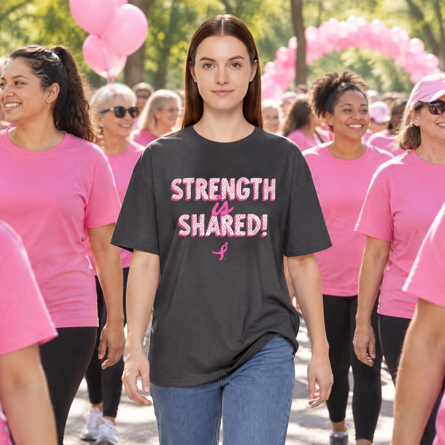 SUSAN G KOMEN MEN'S END THE FIGHT MENS SGK SHORT SLEEVE TEE, BREAST CANCER AWARENESS SHIRT, SIZES XS-3XL