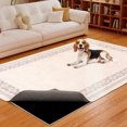 thumbnail image 3 of MOPHOTO 1/2" Thick Dual-Surface Non-9'x6'Slip Rug Pad, Protective Cushioning Carpet Pad, Carpet Protector Mats for Hardwood Floors, Fabric with Grip Dots & Sponge -Enhanced Safety for All Floors, 3 of 9