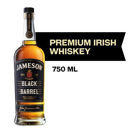 Jameson Black Barrel Irish Whiskey 750mL, 80 Proof