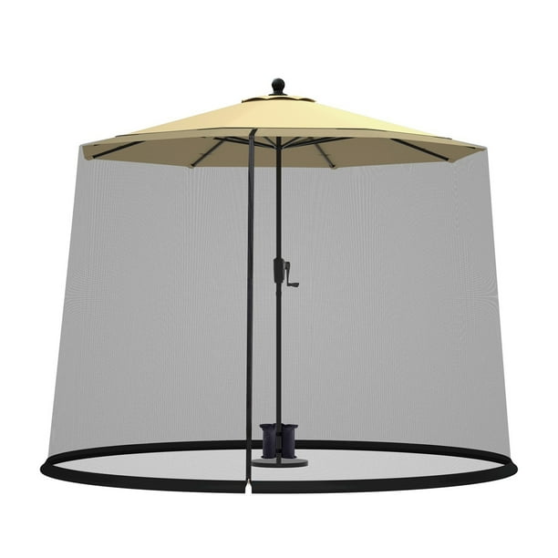 DisplayForever Patio Umbrella Mosquito Nets with Weight Bags