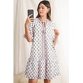 thumbnail image 3 of Elegant Summer Dress with Notched Neckline and Playful Ruffles - Perfect for Daily Wear - [ZhiHiMeRi] | (US 4-6)S, 3 of 12