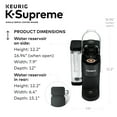 Keurig KSupreme SingleServe KCup Pod Coffee Maker, Black