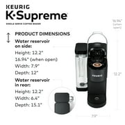 Keurig K-Supreme Single Serve K-Cup Pod Coffee Maker ، MultiStream Technology ، Black