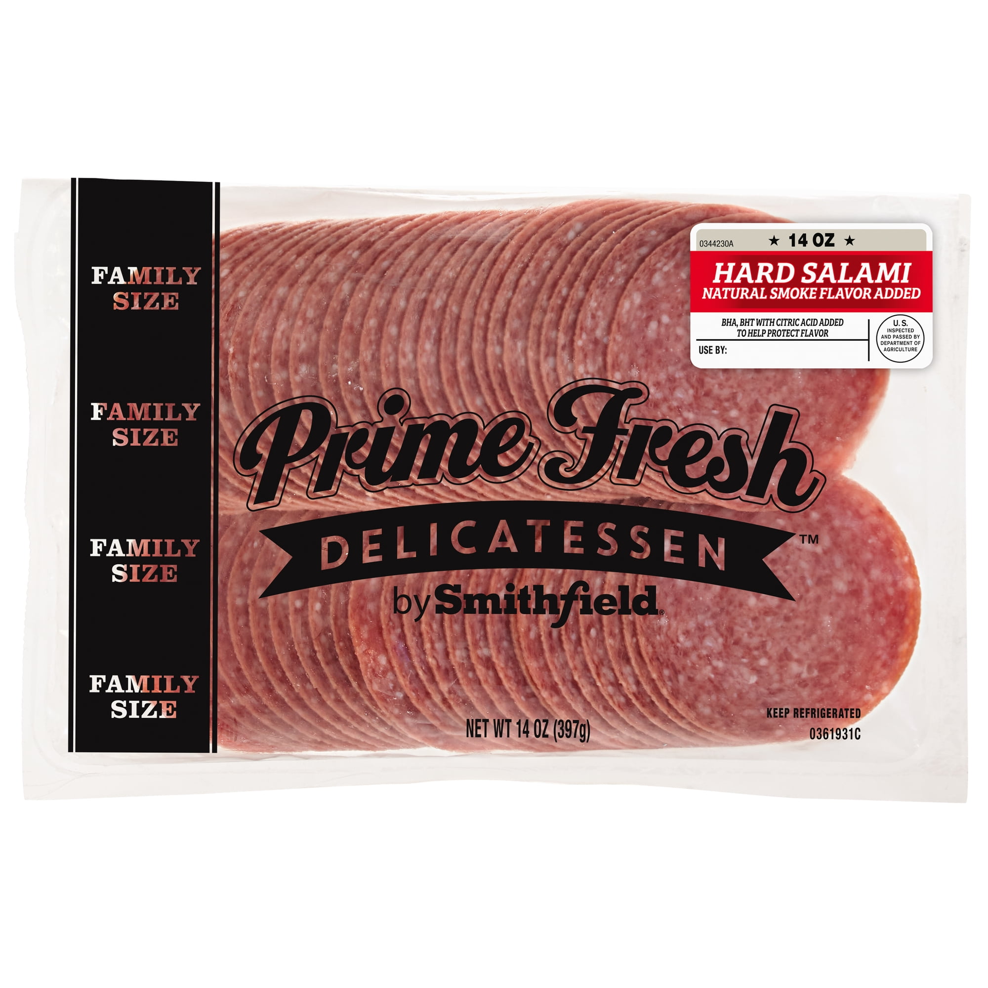 Smithfield Prime Fresh Hard Salami, 14oz