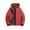 Red, variant on Unir Windproof Lined Hooded Sports Jacket for Unisex, Full Zip Long Sleeve with Pockets, Casual Everyday Outdoor Outerwear, 1 Piece, M-6XL, Plus Size Friendly