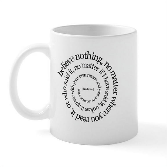 CafePress - Buddha Quote Mug - 11 oz Ceramic Mug - Novelty Coffee Tea Cup