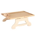 thumbnail image 3 of Mesa con Clip para brazo de sofá, reposabrazos plegable de madera con Clip en bandeja, mesa con soporte para teléfono para sofás reclinables rectangulares, 3 of 5