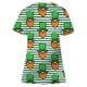 thumbnail image 1 of Top de ropa de trabajo con bolsillo y manga corta con cuello en V y estampado del Día de San Patricio a la moda para mujer Fridja  gope4977, 1 of 3