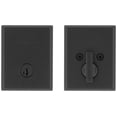 thumbnail image 2 of Kwikset 258TRCT-4S.STRKP Crosstown Single Cylinder Keyed Entry One Sided Deadbolt - Brass, 2 of 7
