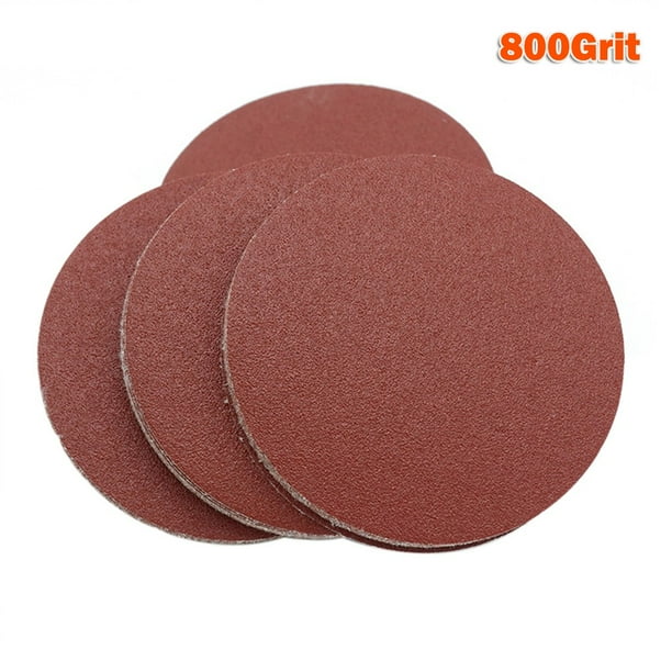 20 Pcs 5Inch 125mm Sandpaper Hook Loop Sanding Discs Self Adhesive