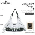 thumbnail image 2 of Angelkiss Hobo Shouder Purses for Women Crossbody Bag with Adjustable Long Straps Ultra Soft with Multiple Pockets, 2 of 5