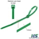 thumbnail image 2 of green 8 inchs 1000 Bridas verdes de 20cm (paquete a granel de 1000), bridas para cables de nailon, bridas para cables autoblocantes de 40 libras para organizador electrónico, 2 of 4